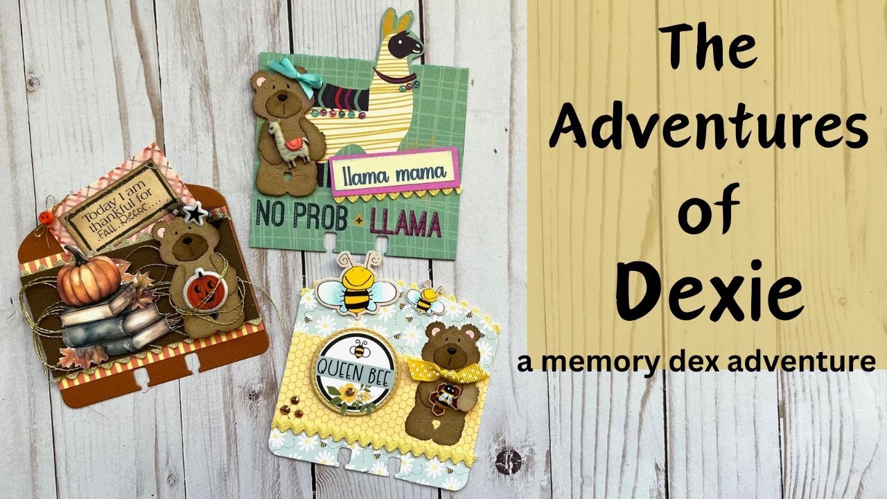 NEW Papercraft Idea:The Adventures of Dexie/ New Series & Challenge / FREEBIE