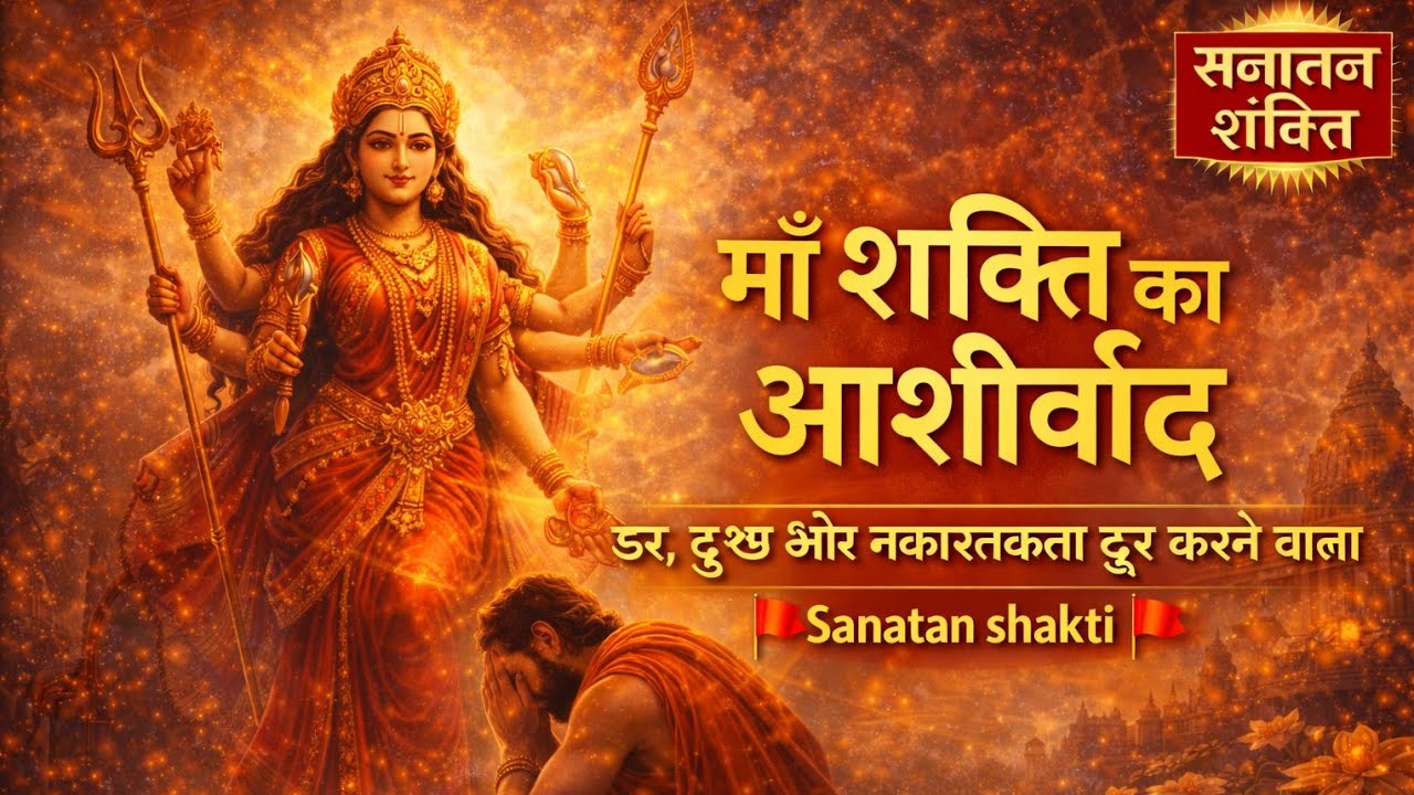 माँ शक्ति का आशीर्वाद | डर, दुःख और नकारात्मकता दूर करने वाला दिव्य भजन | Sanatan Shakti