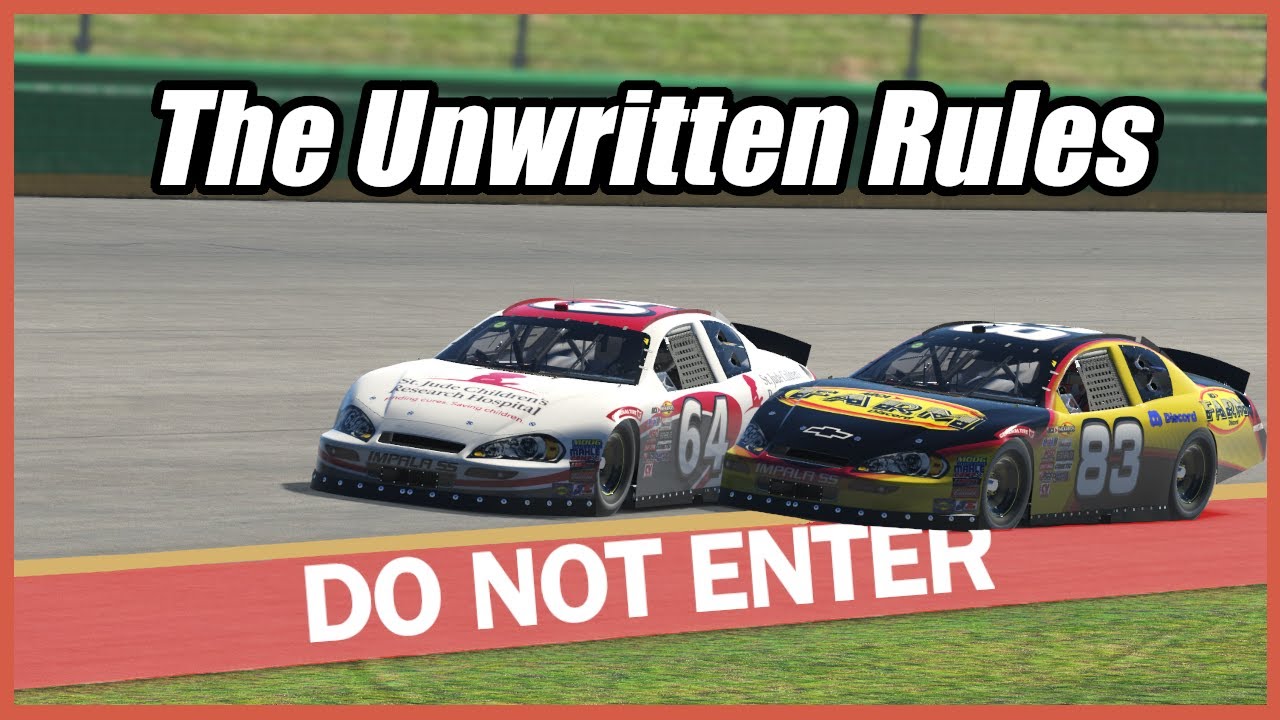 Неписаные правила гонок на овале | Руководство по этикету гонок на овале iRacing