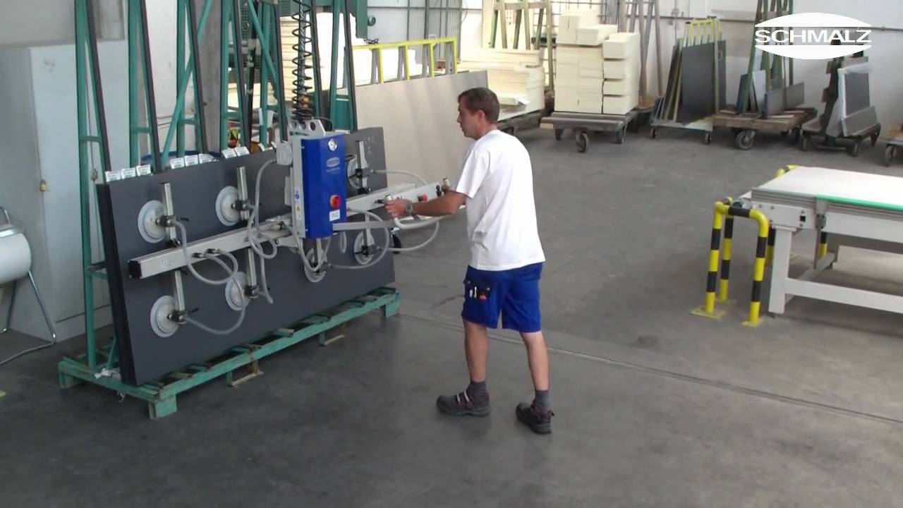 Vacuum Lifting Device VacuMaster Comfort: Handling of metal sheets with up to 500kg | Schmalz