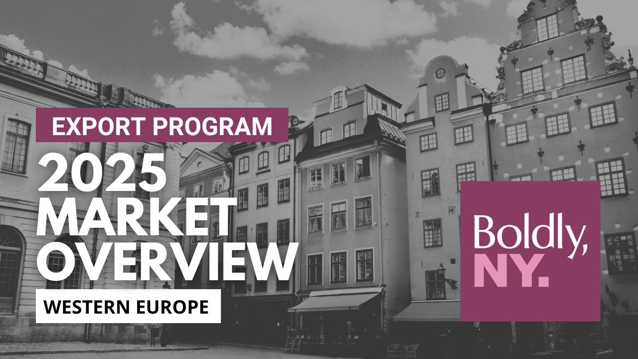 2025 New York Wines Export Program Market Overview: Western Europe