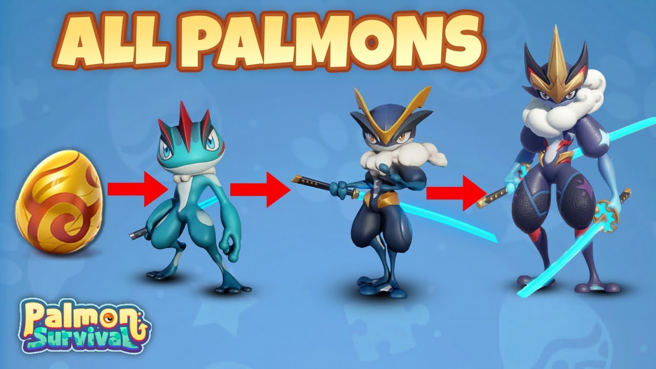 ALL PALMONS in Palmon Survival *every skill unlocked!*