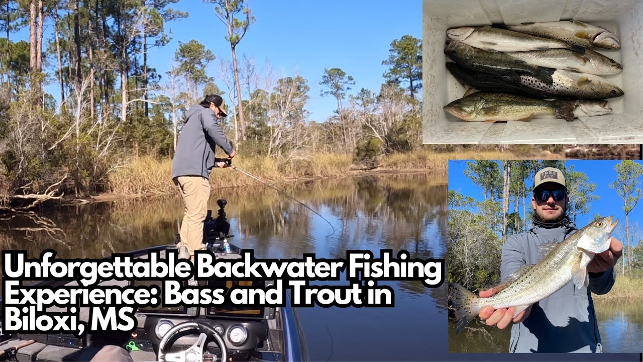 Unforgettable Backwater Fishing Experience: Bass and Trout in Biloxi, MS