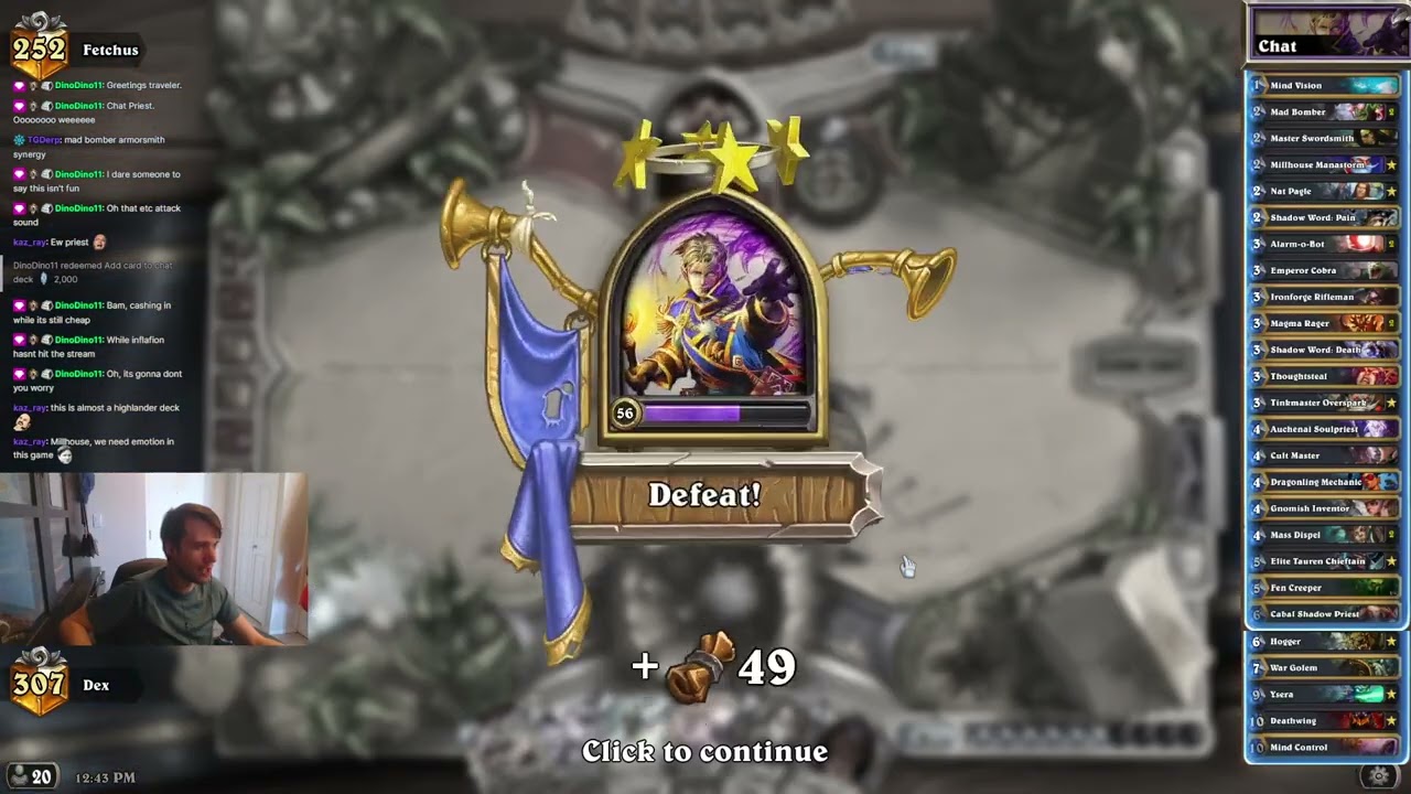 Hearthstone: Classic Chat Priest!