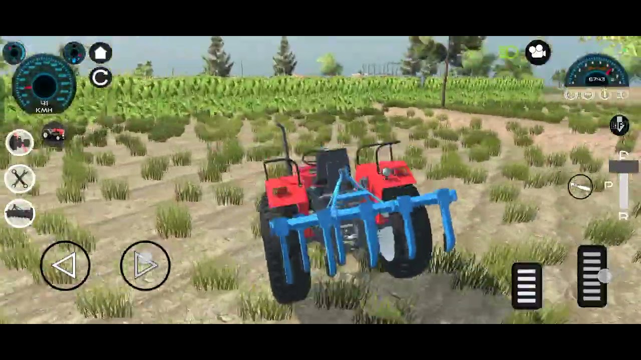 Modern Farm  Tractor Driving Game 3d gamplay #gaming