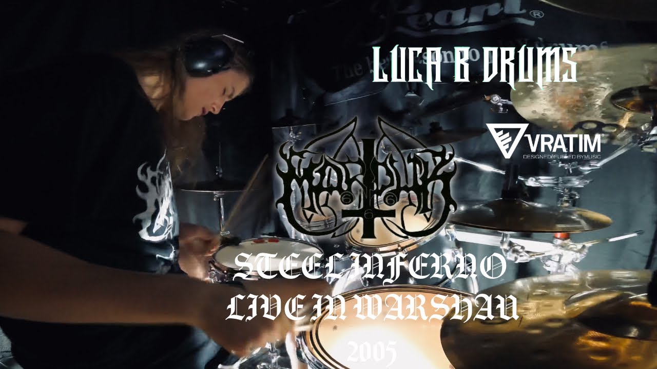 MARDUK : STEEL INFERNO LIVE - FULL DRUM COVER 