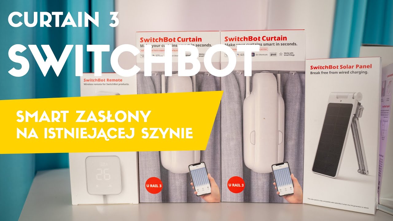 Smart zasłony ze SwitchBot Curtain 3 - test