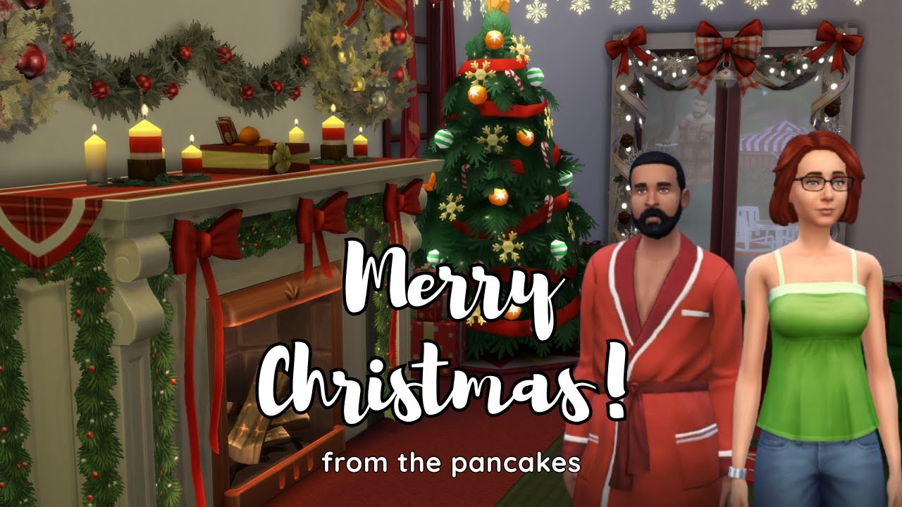 THE SIMS 4 - PANCAKE FAMILY - let's spend christmas day with the pancakes