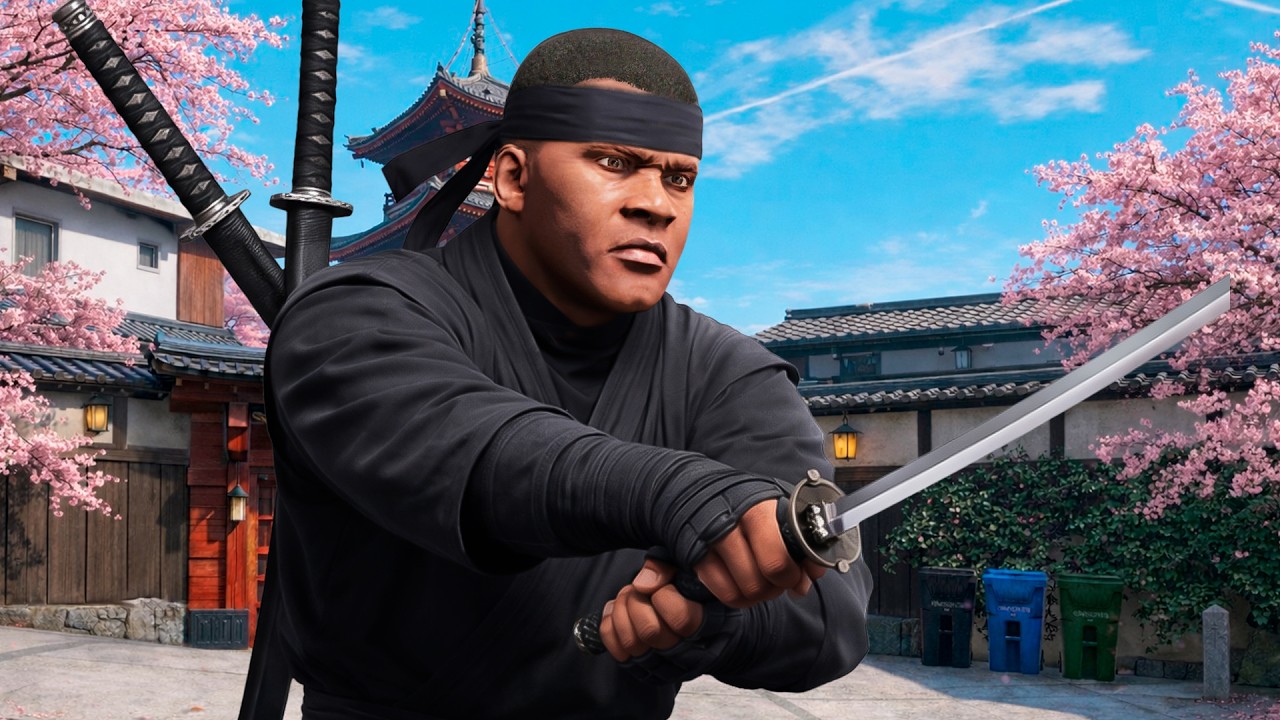 A VIDA DE UM NINJA NO GTA 5! - O FILME