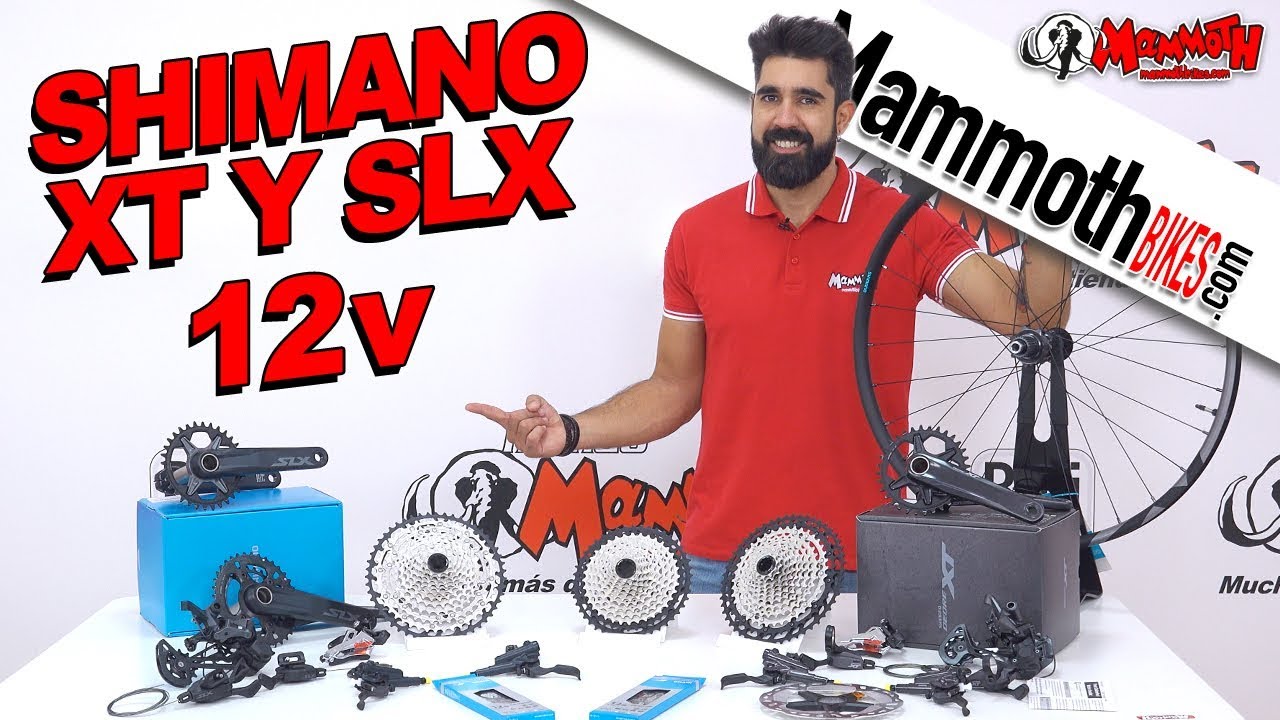 Shimano XT y SLX de 12 velocidades