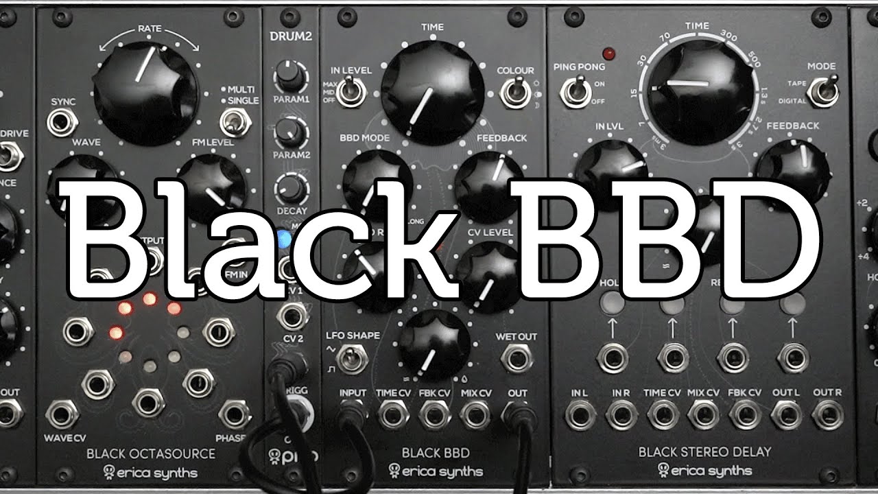 Erica Synths Black BBD sound demo