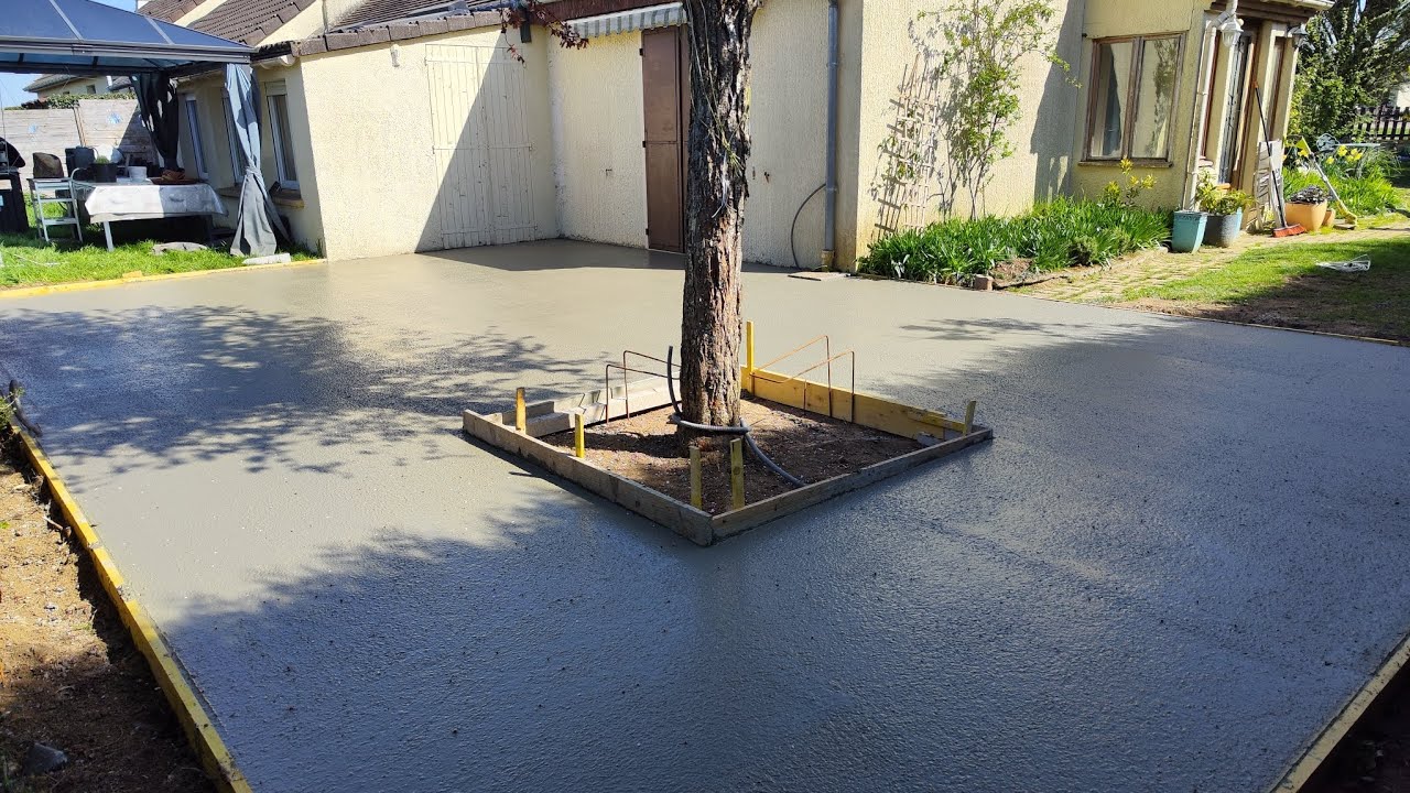 Comment couler une dalle béton