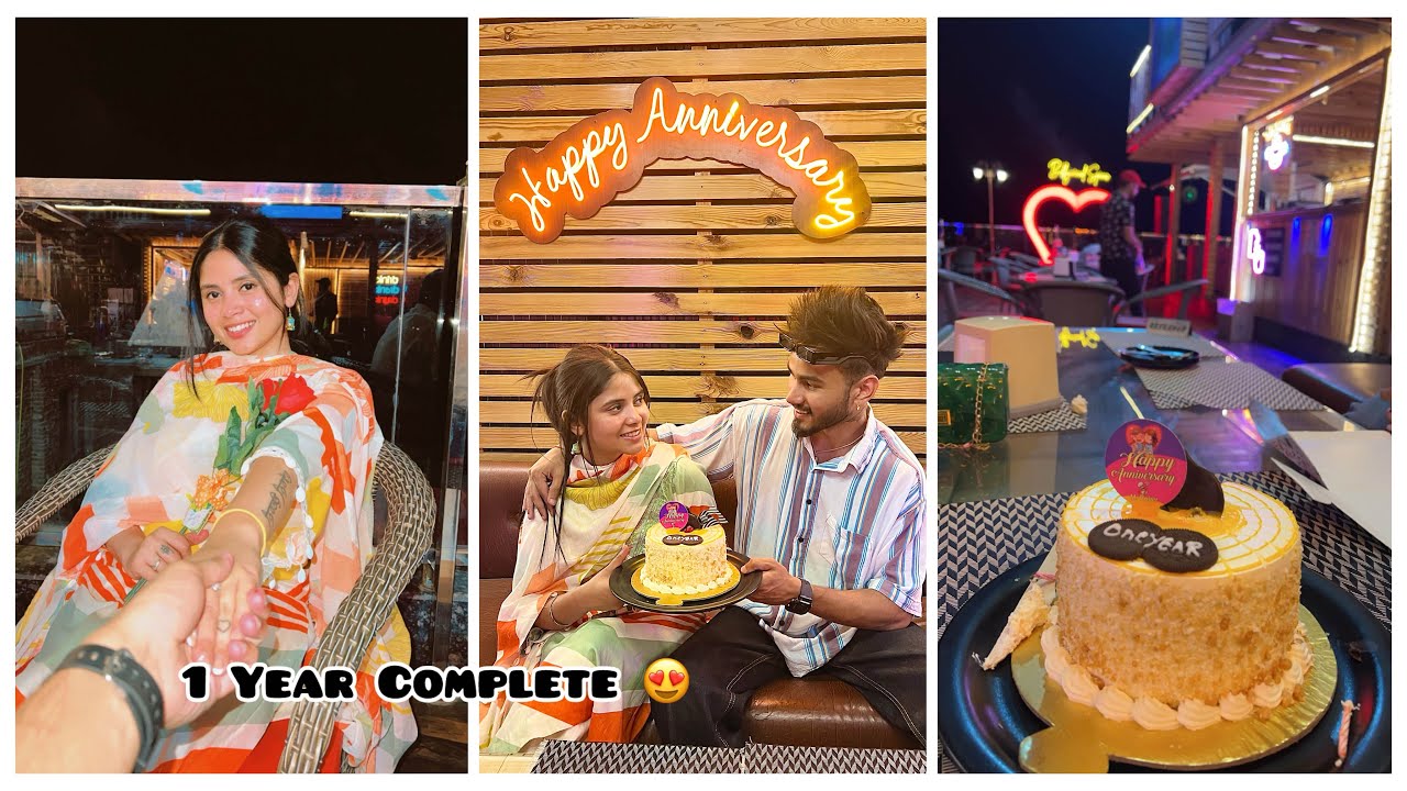1 Year Complete Today😍 Anniversary  Surprise❤️