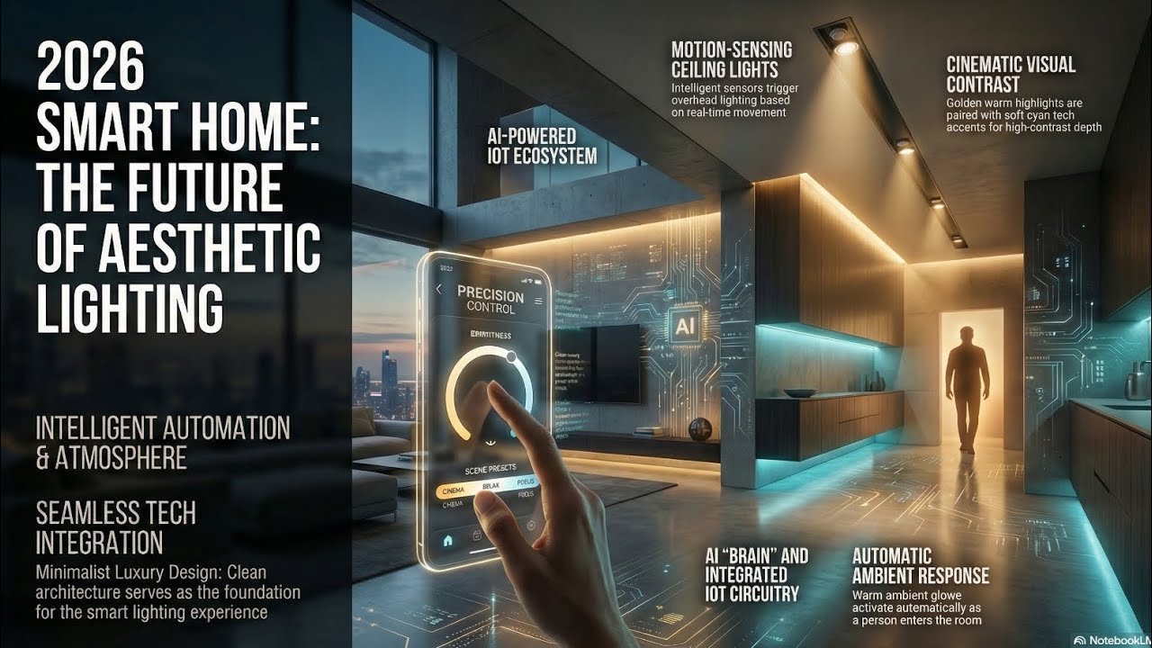 Smart Lighting Explained (AI + Sensors + App Control) | Lighting Design 2026