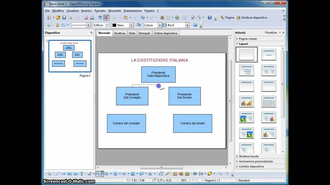 11 Settima lezione - Open Office - 1° parte - La presentazione di un progetto
