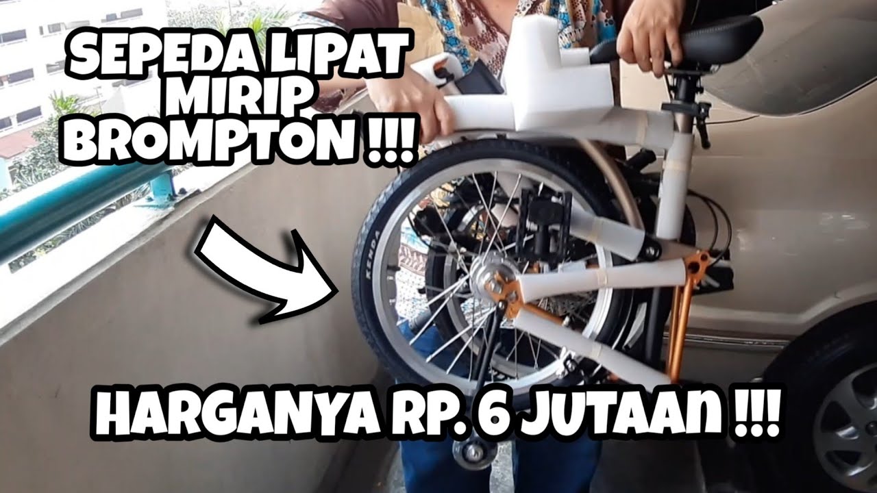 3SIXTY MIRIP BROMPTON !!! - UNBOXING NEW 3SIXTY 2019 FOLDING BIKE