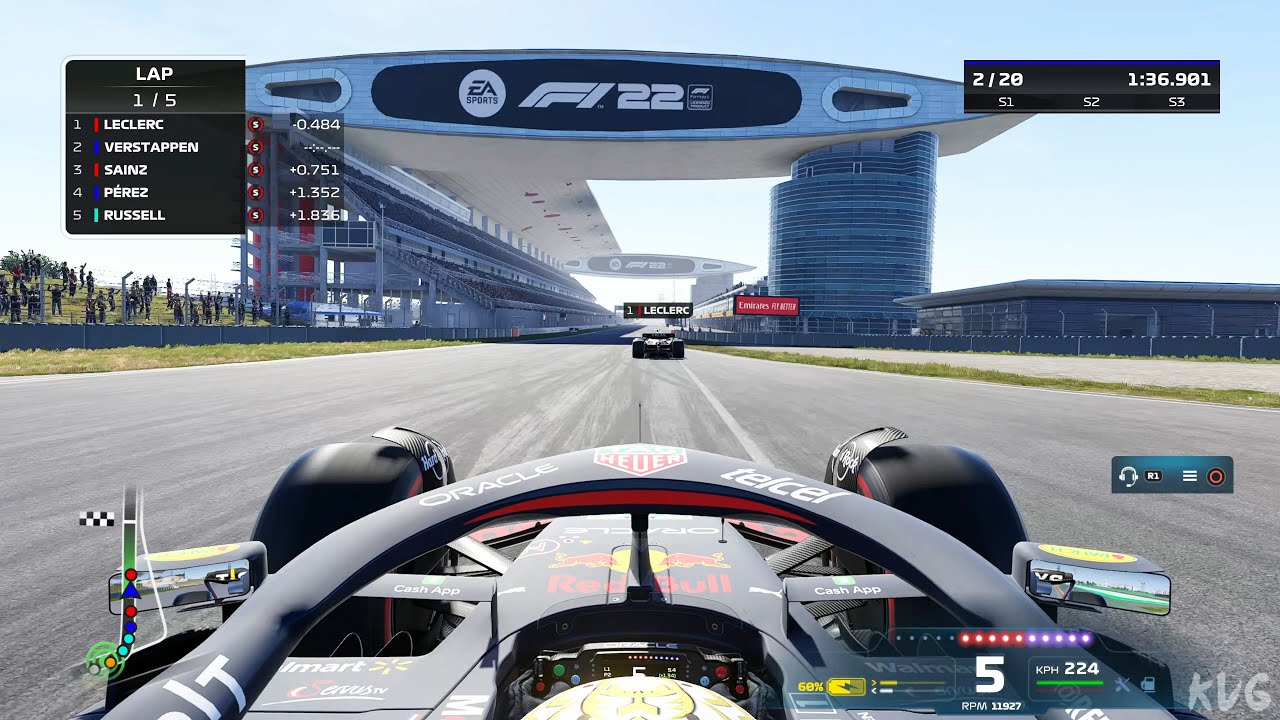 F1 22 - Shanghai International Circuit - Shanghai (Chinese Grand Prix) - Gameplay (UHD) [4K60FPS]