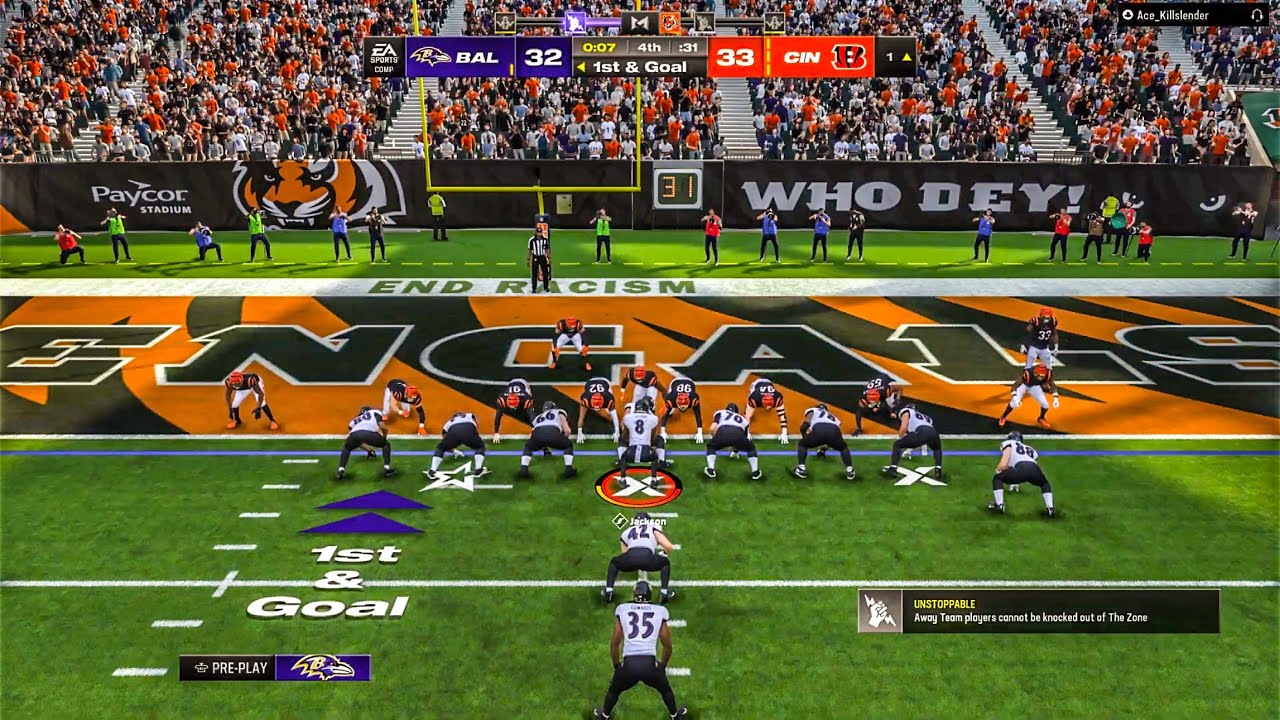 Tough Game! Came Down To The Last Play! Madden 24 Online H2H! Ravens vs Bengals PS5 Gameplay
