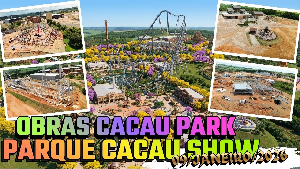 #55 O SEGREDO DE 2 BILHÕES: Fomos ver como estão as obras do CACAU PARK!