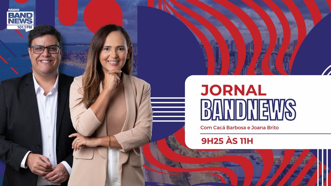 JORNAL BANDNEWS JOÃO PESSOA COM CACÁ BARBOSA E  JANIELLY AZEVEDO - 24.02.2026