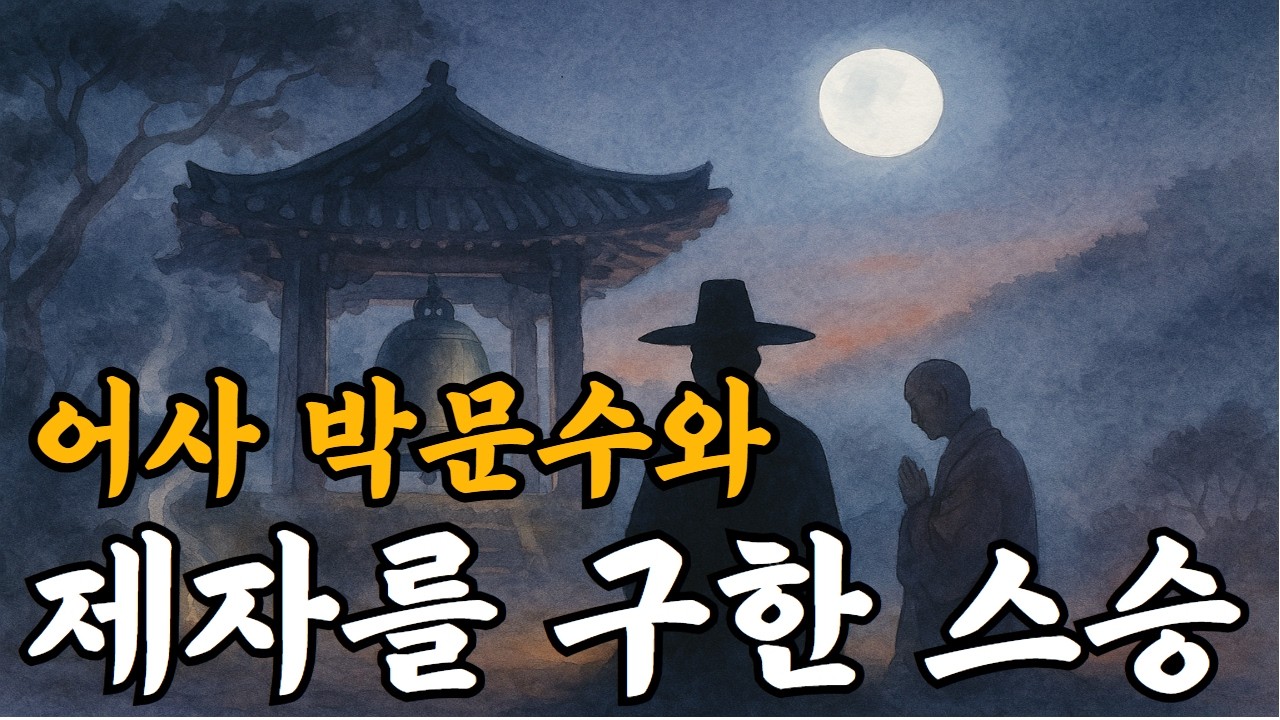 어사 박문수와 제자를 구한 스승 어사박문수l야담l민담l전설l옛날이야기