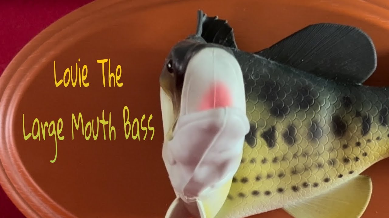 ‘Louie The Large Mouth Bass’ Singing and Talking Fish