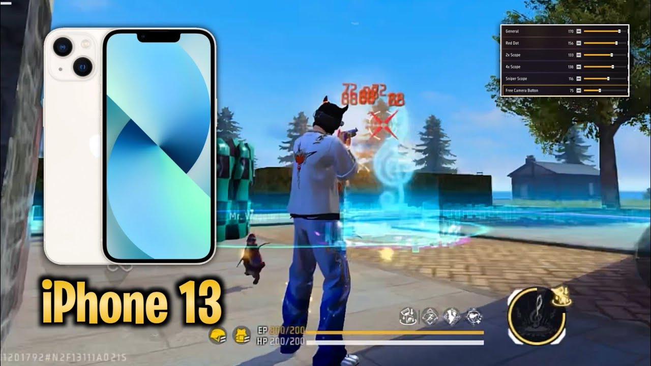 Настройки чувствительности Free Fire для iPhone 13 🔥 Настройки хедшотов Free Fire на iPhone 13