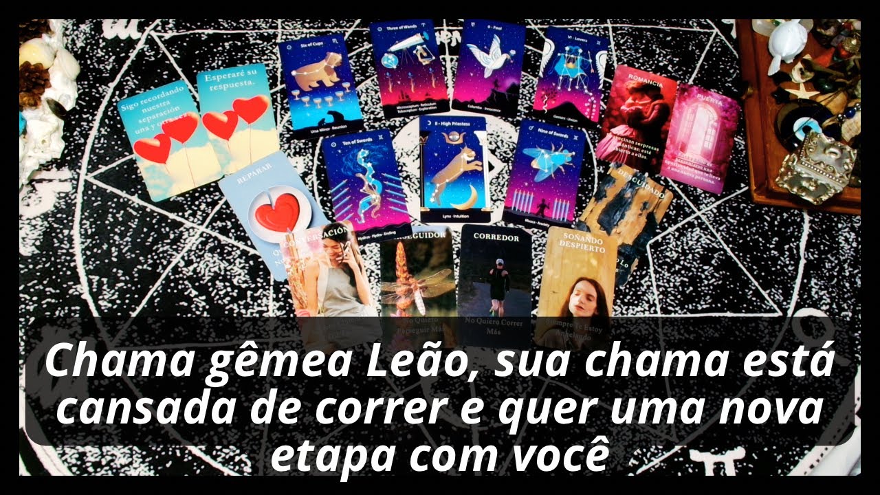 Chama gêmea Leão, sua chama está cansada de correr e quer uma nova etapa com você