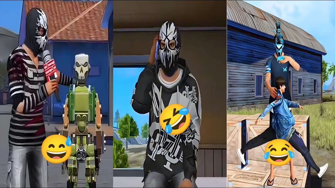 Free fire funny video edits 😂 #panshulive #freefirefunnyvideo 