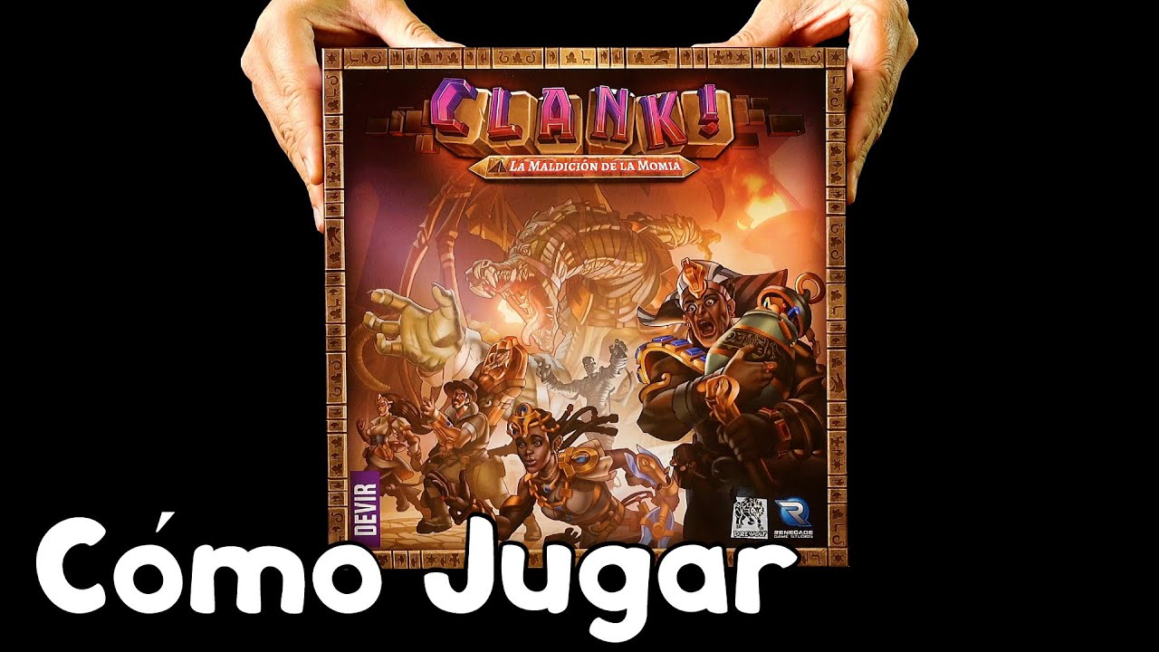 🎴 CLANK! LA MALDICIÓN DE LA MOMIA Juego de Mesa | CÓMO JUGAR | TUTORIAL