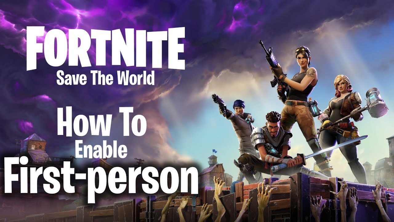 Fortnite: Save The World | Tutorial | How To Enable First-Person View