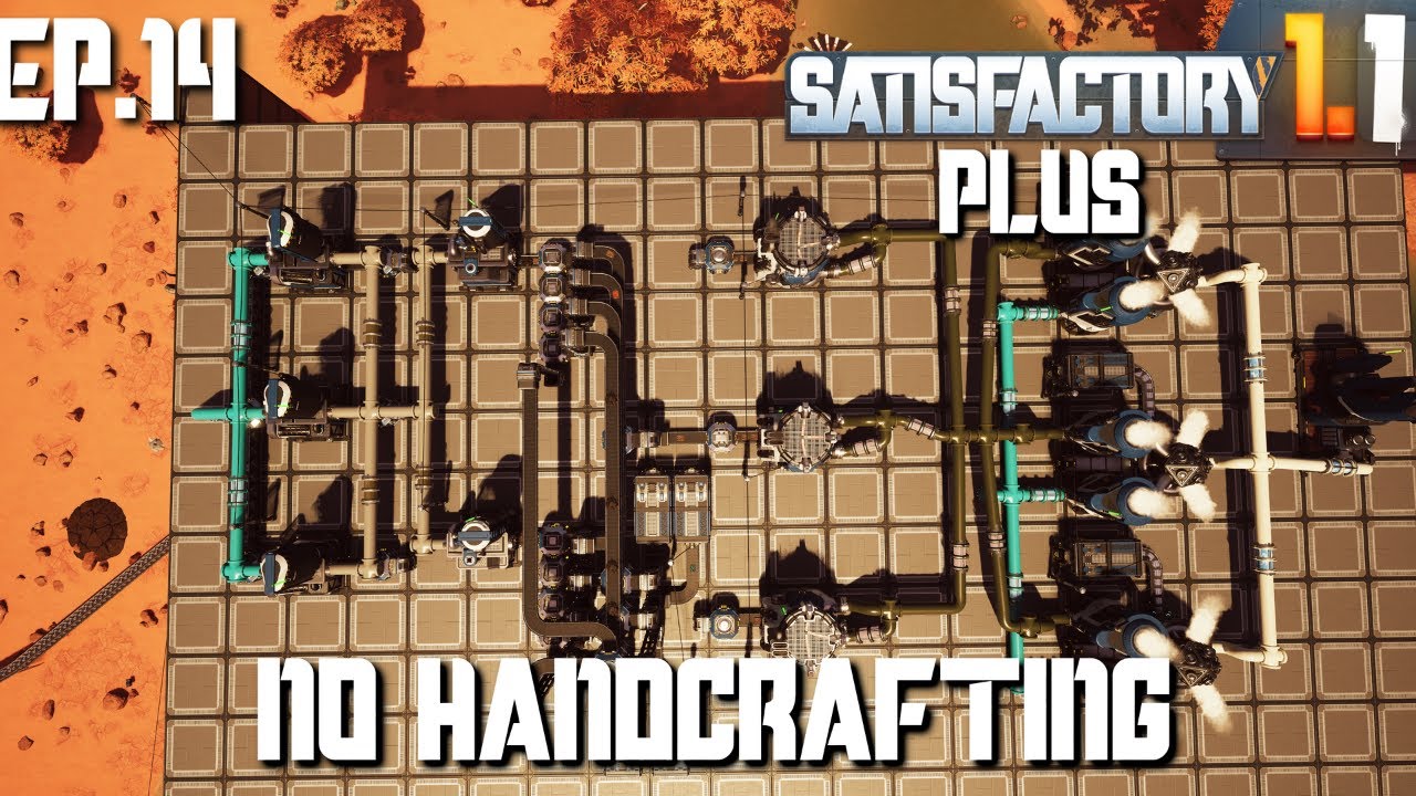 INCREASE your yield by 400%!!!!!  Satisfactory Plus No Handcrafting Challenge ep14