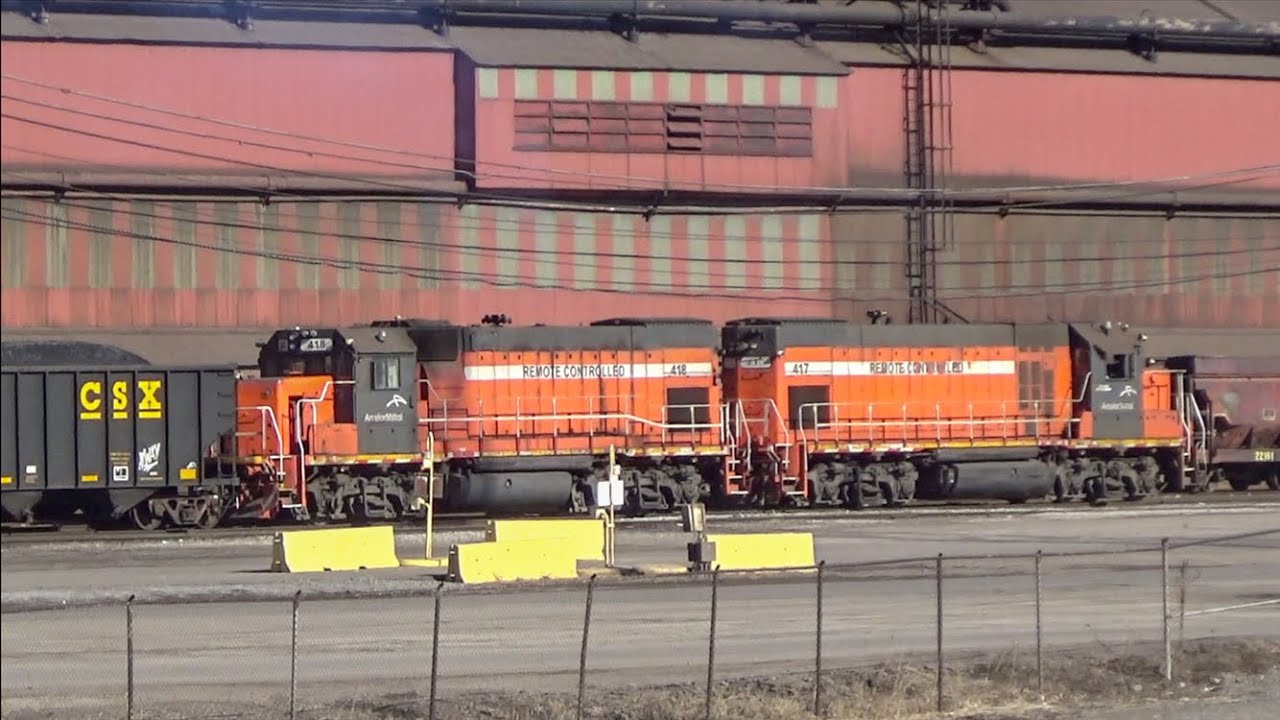 ArcelorMittal Steel Mill Trains at East Chicago