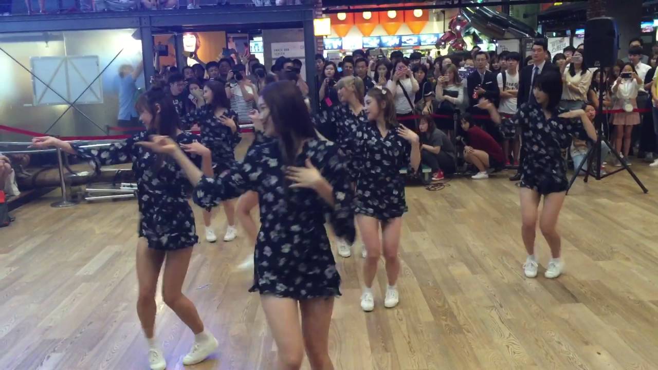 160618 Oh My Girl Coex Guerilla Concert One Step Two Step fancam 오마이걸 코엑스 게릴라콘서트 한발짝 두박짝 직캠