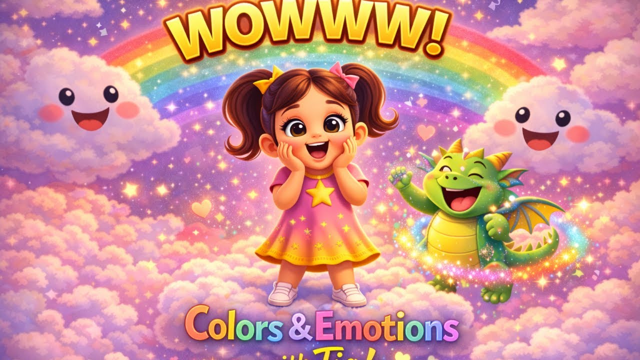 Best colors and emotions song | kids song | color song | Nursery rhymes | Tia playground
