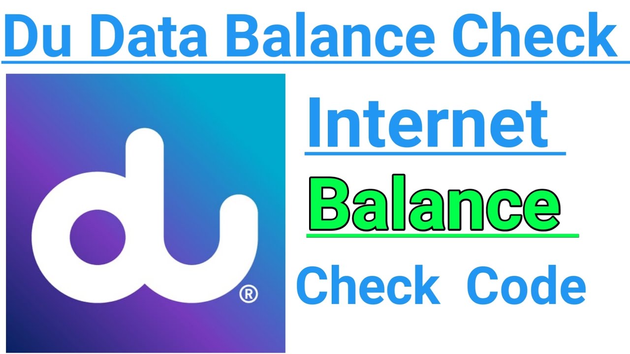 How to check du Sim Data balance | du Sim Internet Balance Check code | du Sim MB Check