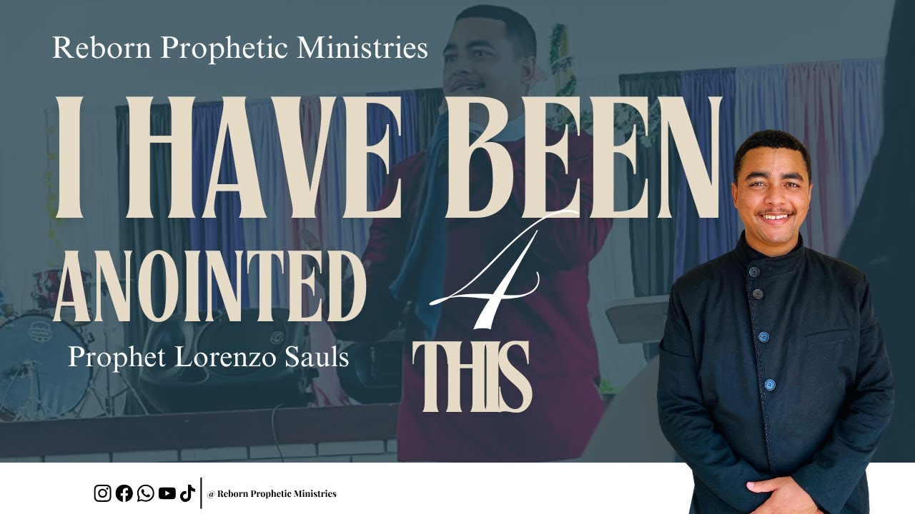 I am anointed for this - Prophet Lorenzo Sauls