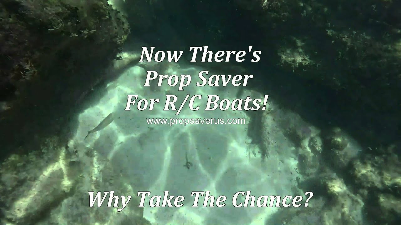 Prop Saver For R/C Boats Lost Prop With Fish Promo