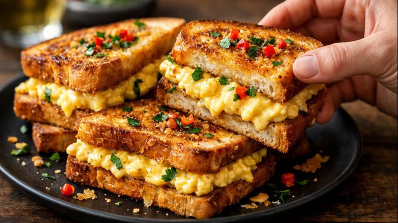 Breakfast Idea for Every Day 🍳 | Simple, Quick & Delicious Egg Toast Recipe in 5 Minutes
