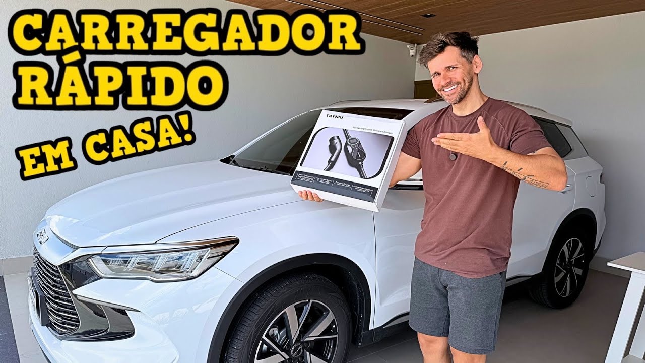 Veja como irei CARREGAR meu CARRO elétrico(BYD SONG) mais RÁPIDO EM CASA 😃
