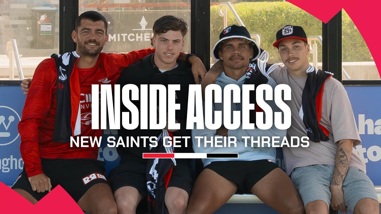 INSIDE ACCESS: Saints Debutants Receive Guernseys