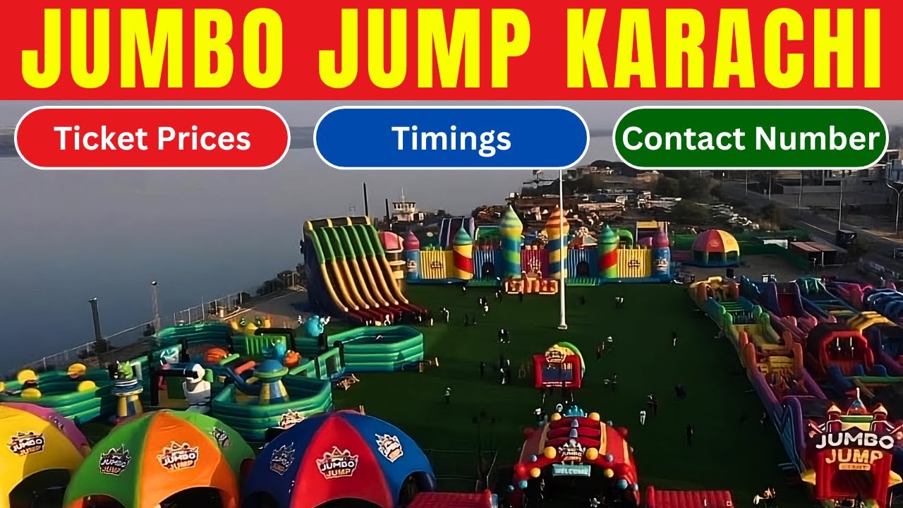 Jumbo Jump Karachi Ticket Price 2024 | Location, Timings, Contact Number, WhatsApp Number