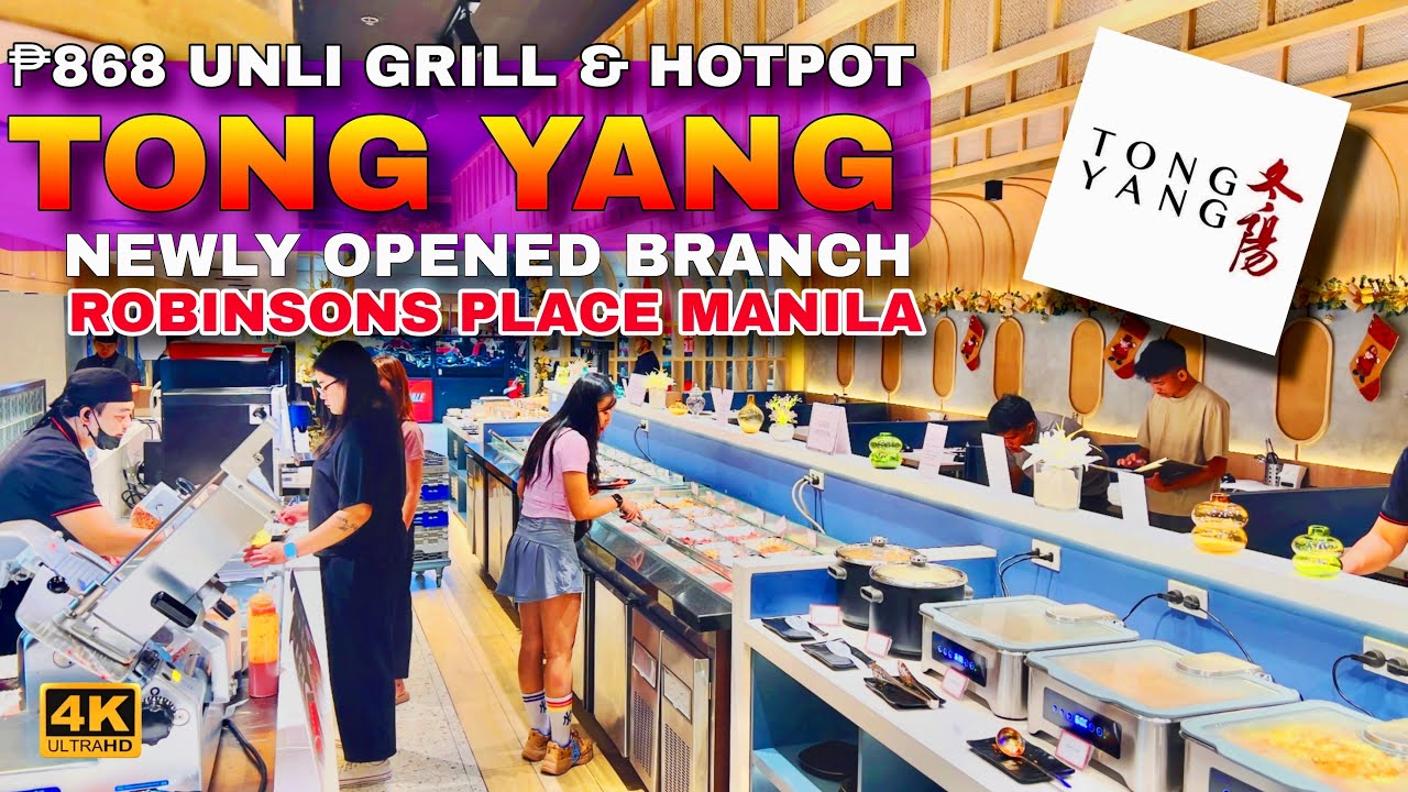  🥩 ₱868 Tong Yang Buffet! UNLI Meat, Seafood, Grill + BEER 🍺 — Robinsons Manila 🇵🇭