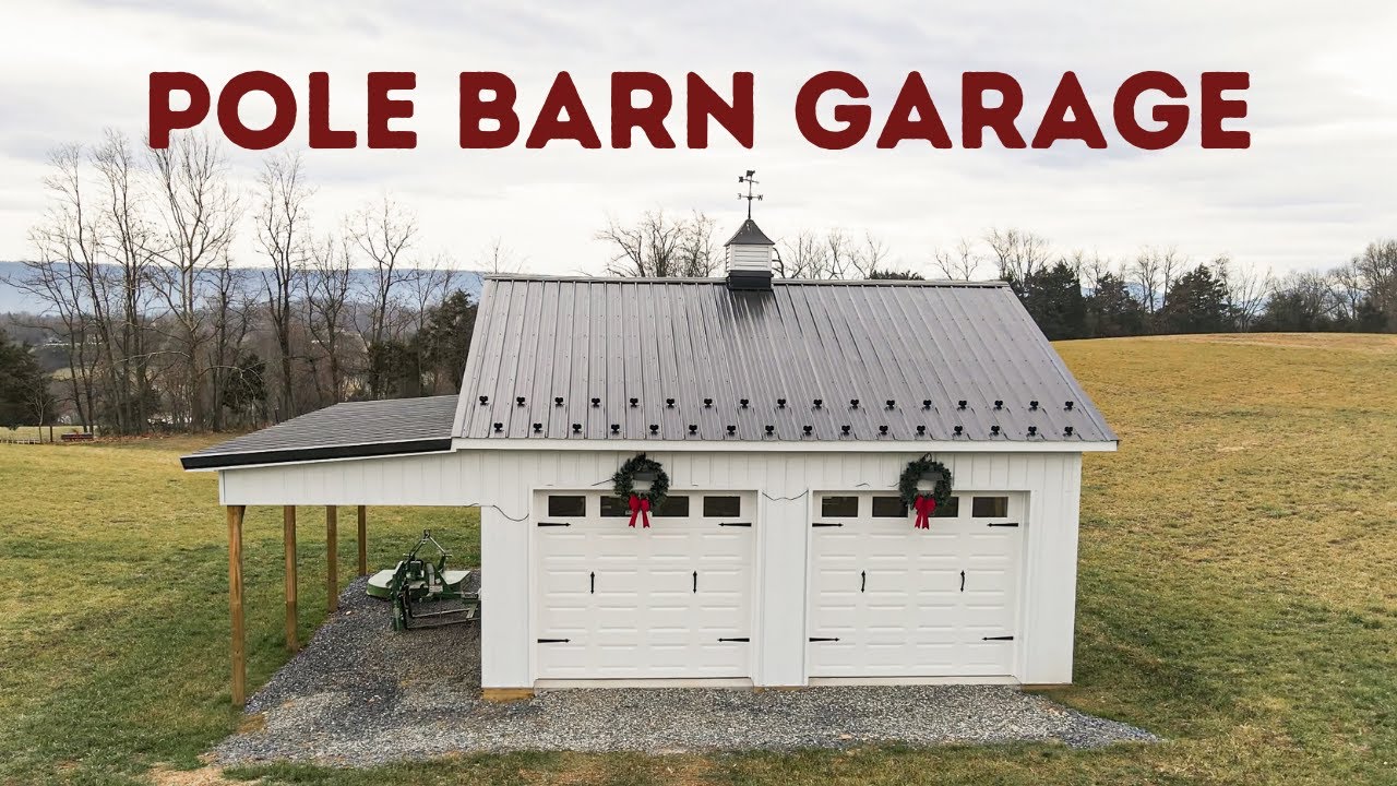 24x24 Post Frame Building Tour