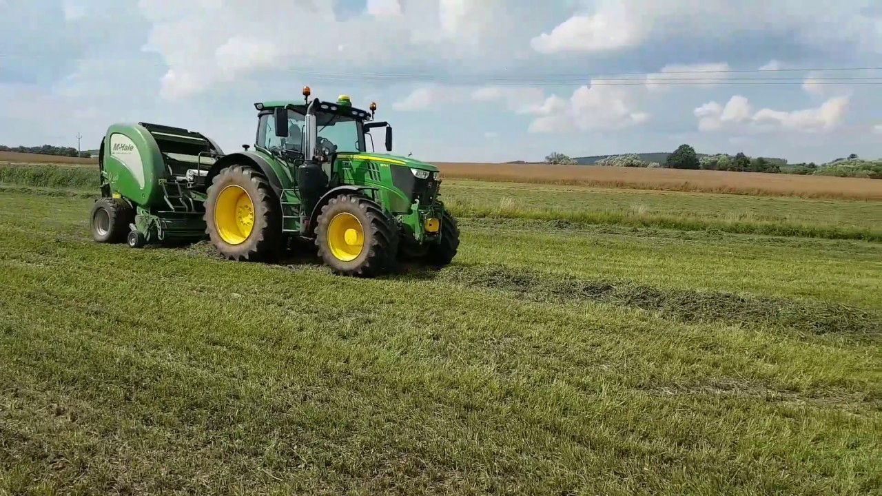 John Deere 6175R+McHale V660