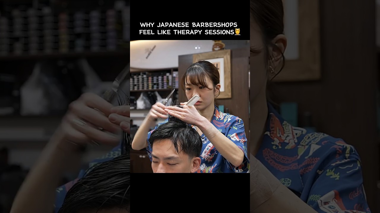 💈She Did Everything! Barbering Full Service &ndash; Haircut, Shave & More #asmr #barbershop
