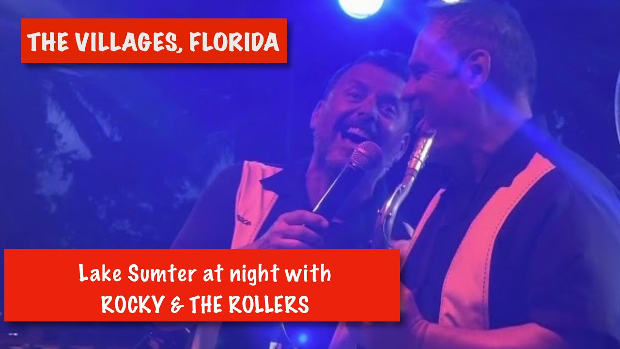 Discover the Villages with Jana Raber. Night time at Lake Sumter
