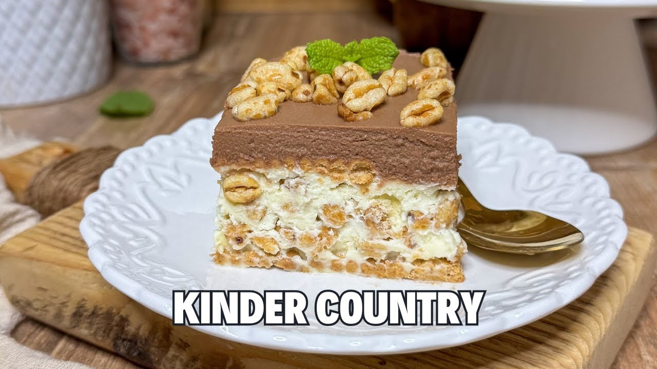 Kinder Country Ciasto Bez Pieczenia &ndash;  Prosty i Pyszny Przepis! | jedz pysznie