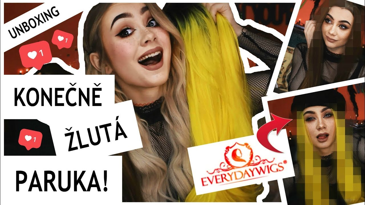 Konečně m&aacute;m ŽLUTOU PARUKU!