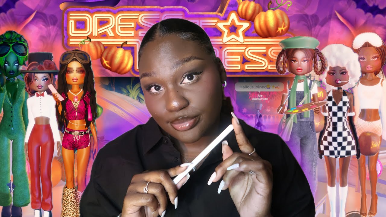 ASMR | Let's Play ROBLOX: DRESS TO IMPRESS 🎀 **Halloween Update**